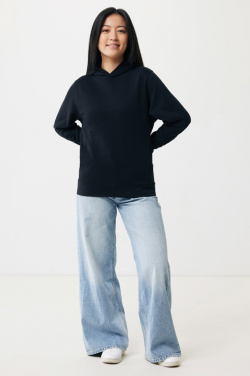 Logo trade promotional giveaways picture of: Iqoniq Yengo recycled cotton hoodie with sidepockets