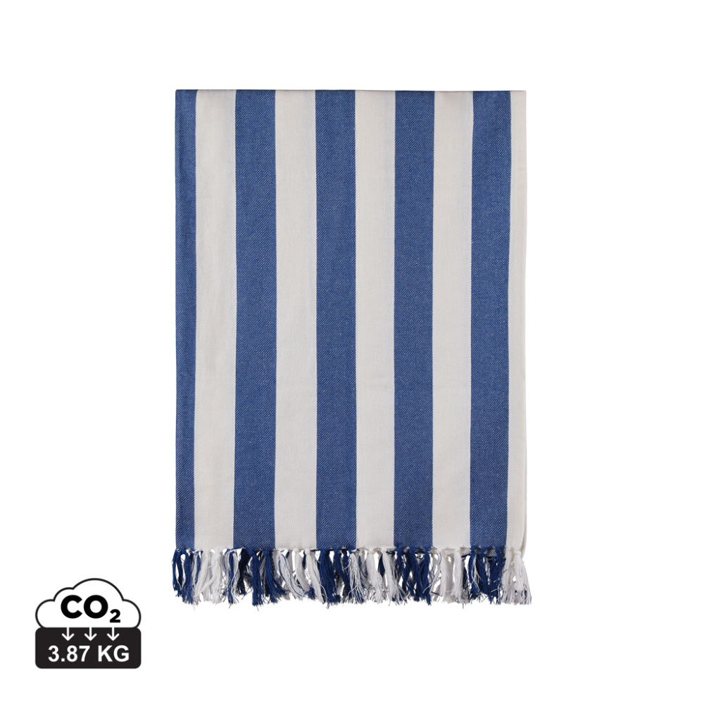 Logo trade business gift photo of: VINGA Ornos GRS recycled cotton hammam towel