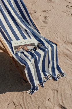 Logo trade promotional merchandise picture of: VINGA Ornos GRS recycled cotton hammam towel