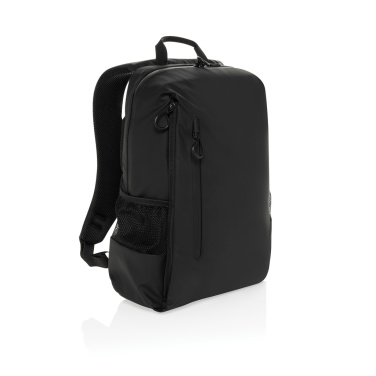 Logo trade corporate gifts picture of: Lima Aware™ RPET water resistant 15.6 laptop backpack