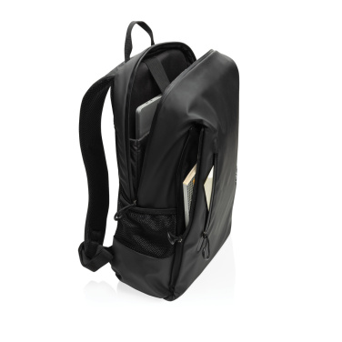 Logo trade advertising product photo of: Lima Aware™ RPET water resistant 15.6 laptop backpack