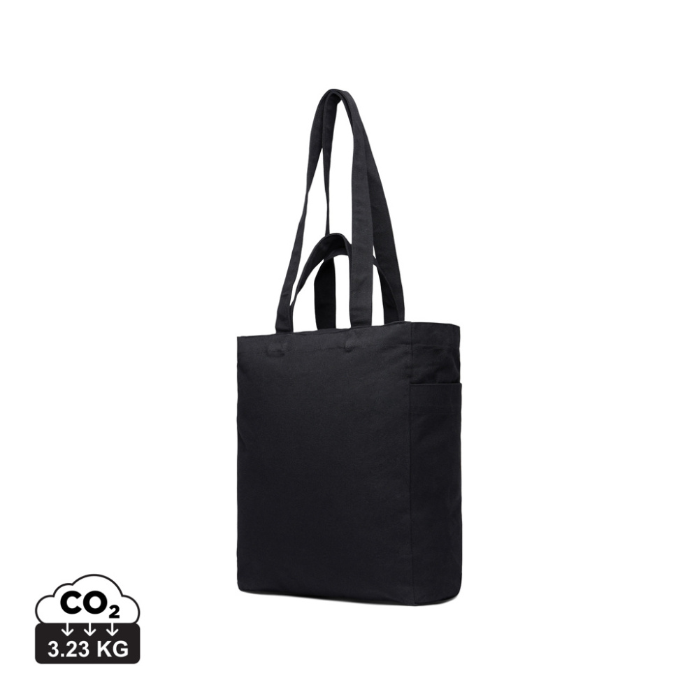 Logo trade promotional products image of: VINGA Hilo AWARE™ recycled canvas zip tote