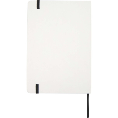 Logo trade promotional giveaways image of: Holm A5 stone paper hard cover notebook with lined pages