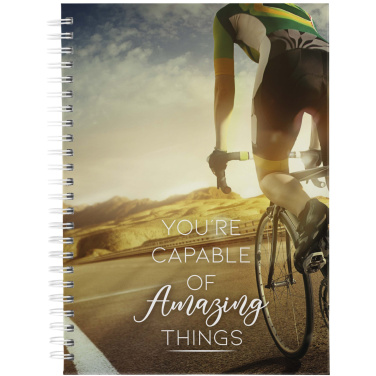 Logotrade promotional gift image of: Desk-Mate® A5 hard cover undated diary