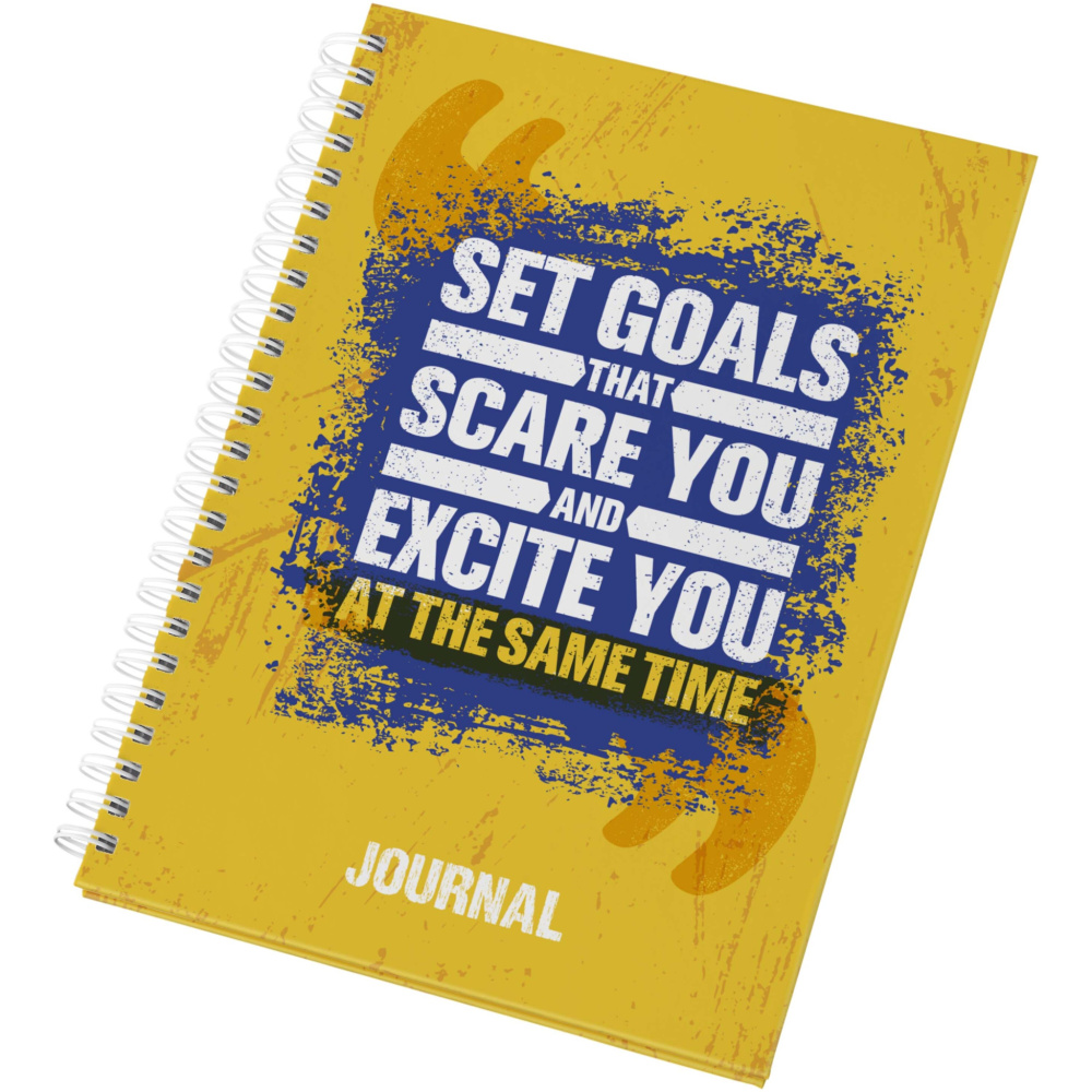 Logotrade advertising products photo of: Desk-Mate® A5 hard cover journal