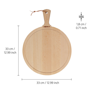Logo trade promotional gifts image of: BOSKA Serving Board Round Amigo L
