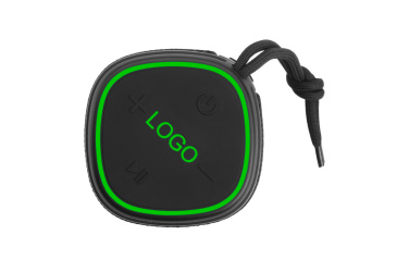 Logotrade promotional merchandise image of: Bluetooth speaker HERMON Schwarzwolf