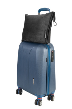 Logotrade promotional items photo of: Blanket and pillow 2 in 1 AMIATA Schwarzwolf