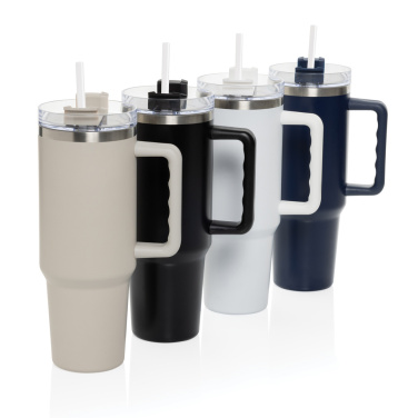 Logo trade promotional item photo of: Stadley RCS recycled steel tumbler 1200ML
