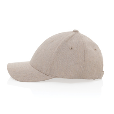 Logo trade promotional gifts image of: Milo AWARE™ recycled heather 6 panel cap 200gr