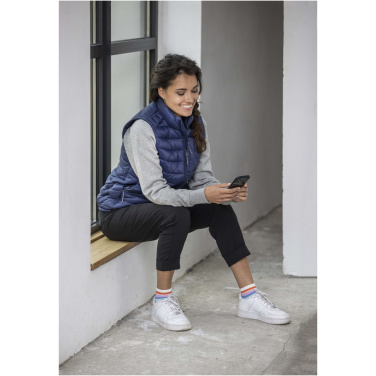 Logo trade promotional item photo of: Pallas women's GRS recycled insulated bodywarmer