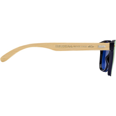 Logotrade promotional product image of: Tan sunglasses with bamboo temples