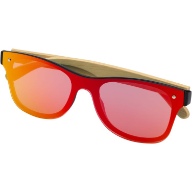 Logo trade business gift photo of: Tan sunglasses with bamboo temples