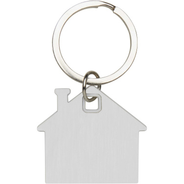 Logotrade promotional giveaway picture of: Nook house-shaped keychain