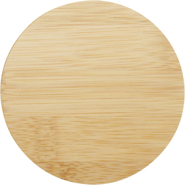 Logo trade corporate gift photo of: Leona 350 ml glass cup with bamboo lid