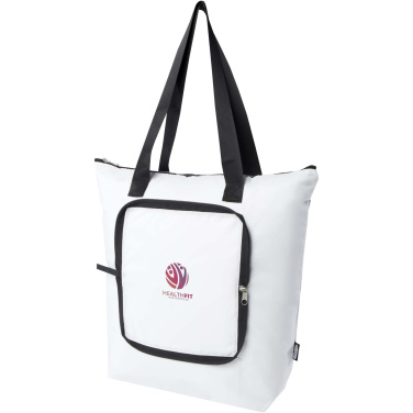 Logo trade promotional items picture of: EcoFold RPET foldable tote cooler bag 15L