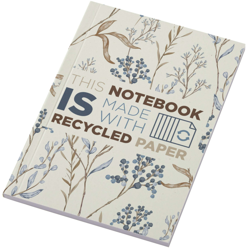 Logotrade corporate gift image of: Novella Austen A6 recycled soft cover notebook - 50 sheets