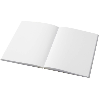 Logo trade promotional merchandise image of: Novella Austen A5 recycled soft cover kraft notebook - 100 sheets