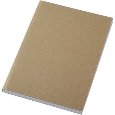 Logo trade advertising products image of: Novella Austen A5 recycled soft cover kraft notebook - 100 sheets