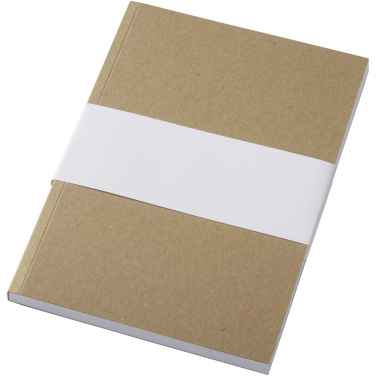 Logotrade promotional products photo of: Novella Austen A5 recycled soft cover kraft notebook - 100 sheets