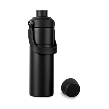 Logo trade promotional gifts image of: Baltimore trek RCS recycled SS bottle 600 ML