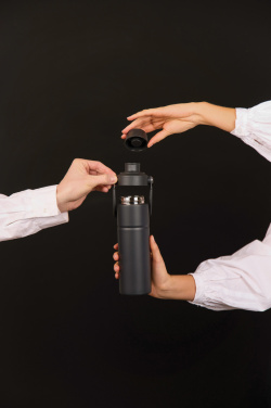 Logo trade promotional merchandise picture of: Baltimore trek RCS recycled SS bottle 600 ML