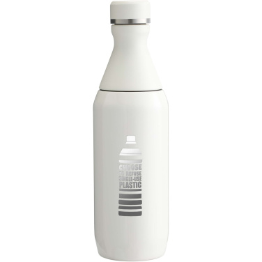 Logo trade promotional items image of: Stanley All Day Slim 350 ml water bottle