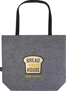 Logo trade promotional products picture of: Felta GRS recycled felt gusset tote bag 20L