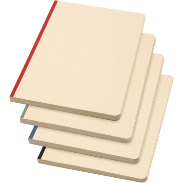 Logo trade advertising products picture of: Liliana A5 sugarcane and RPET soft cover notebook