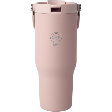 Logo trade corporate gifts picture of: Bronx 900 ml RCS recycled stainless steel copper vacuum insulated tumbler with dual function lid