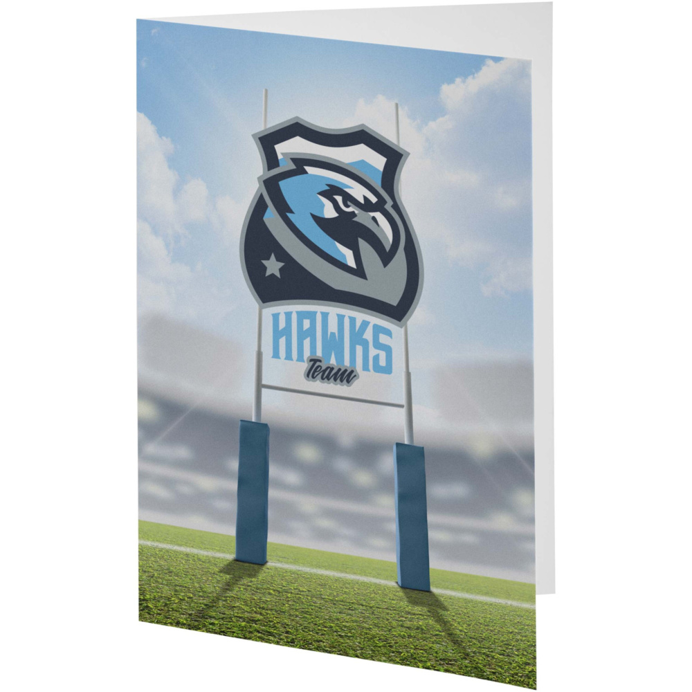 Logo trade promotional item photo of: Herald A5 greeting card