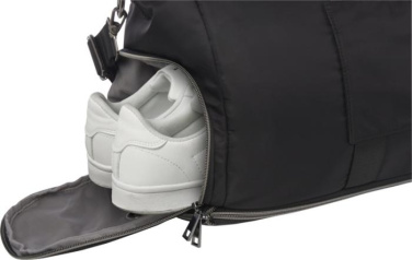 Logotrade promotional giveaway picture of: Rhine GRS recycled expandable duffel bag 35L