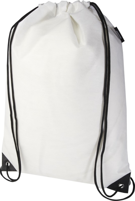 Logo trade promotional merchandise picture of: Evergreen GRS recycled non-woven drawstring bag 5L