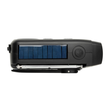 Logo trade promotional merchandise image of: RescueWave RCS recycled plastic emergency radio