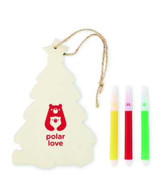 Logo trade promotional items picture of: Christmas tree ornament