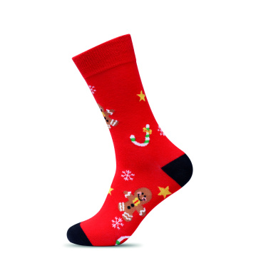 Logotrade business gift image of: Pair of Christmas socks M