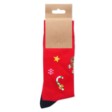 Logotrade promotional products photo of: Pair of Christmas socks L