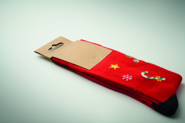 Logotrade promotional gift image of: Pair of Christmas socks L