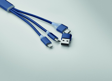 Logo trade business gifts image of: 4 in 1 charging cable type C