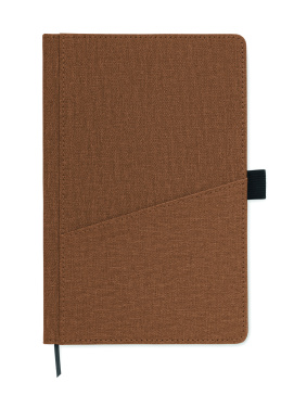 Logo trade promotional items picture of: A5 notebook PU front pocket