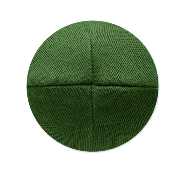 Logo trade promotional gifts picture of: Unisex beanie RPET polyester