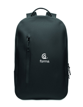 Logotrade promotional gift image of: 300D RPET computer backpack