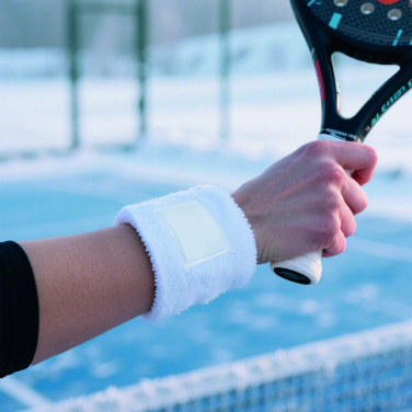 Logo trade promotional gift photo of: Wristband in polycotton