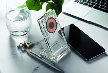 Logo trade promotional items picture of: Acrylic wireless charger 15W