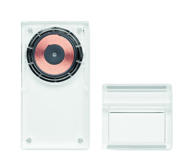 Logo trade promotional merchandise picture of: Acrylic wireless charger 15W