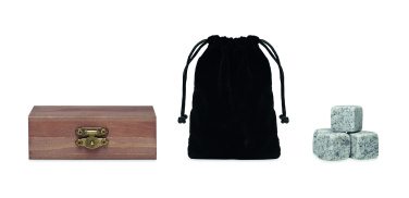 Logotrade promotional product picture of: 9 stone ice cube set in box