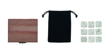 Logo trade promotional giveaways picture of: 9 stone ice cube set in box