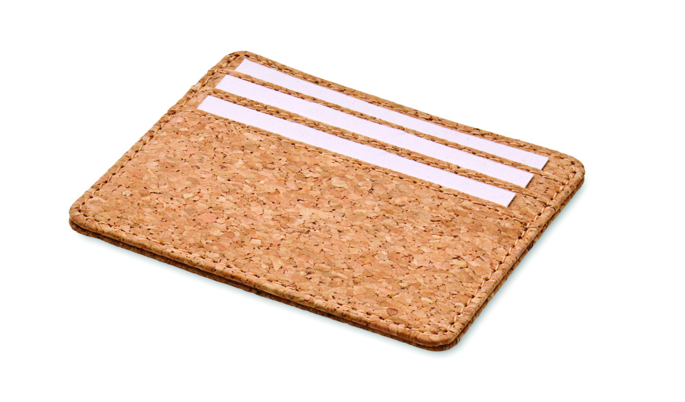 Logo trade promotional merchandise photo of: Cork cardholder with RFID