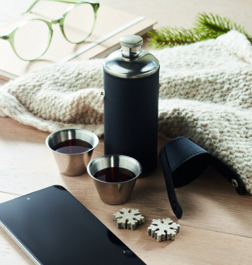 Logotrade promotional merchandise picture of: Hip flask with shot cups