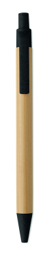 Logotrade advertising product picture of: Push button ball pen in bamboo